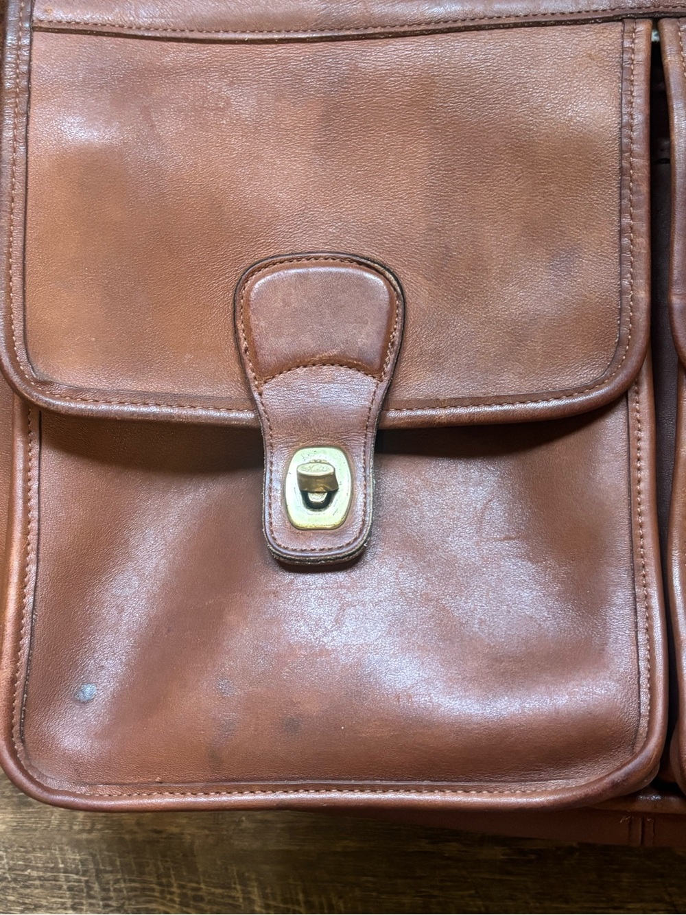 Coach LARGE Vintage 5279 Brown Kensington Leather Briefcase/Laptop Bag - Picture 2 of 16